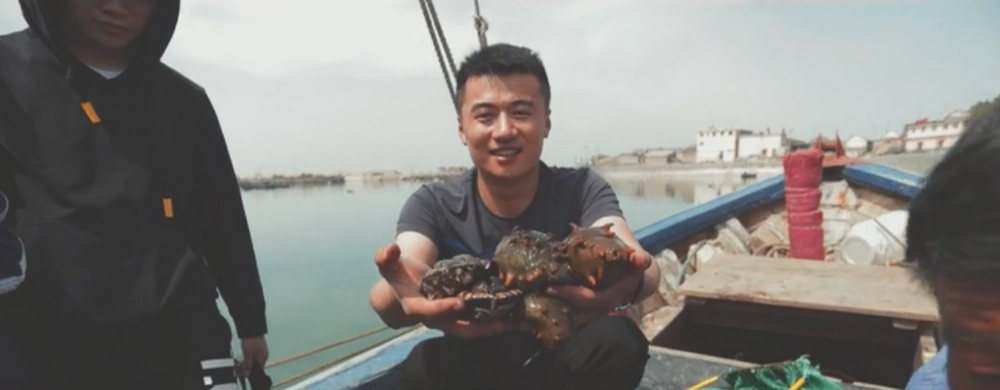 煙臺龍潛野生海參捕撈